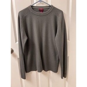 BC Ethic Life Of Leisure Vintage Ribbed Crewneck Sweater Y2K Style Men’s XL